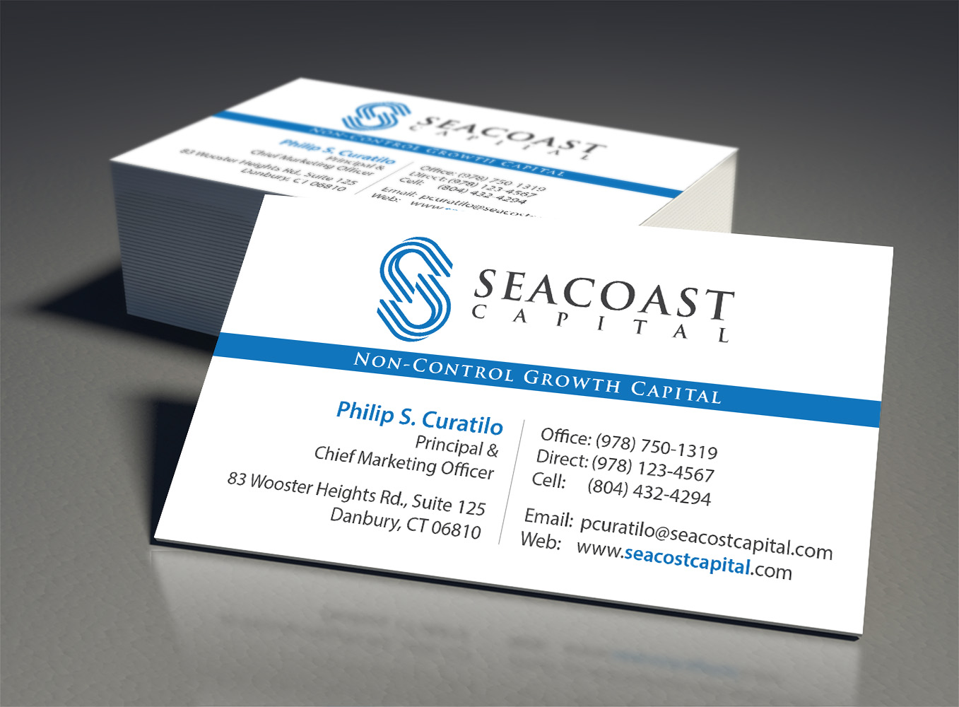 Business Card Design by MDesign for Seacoast Capital | Design #21334262