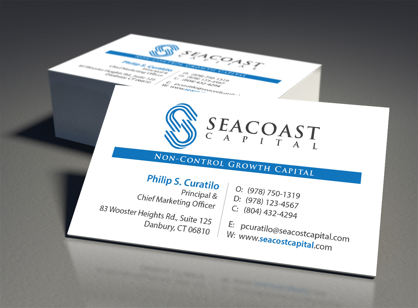 Business Card Design by MDesign for Seacoast Capital | Design #21334264