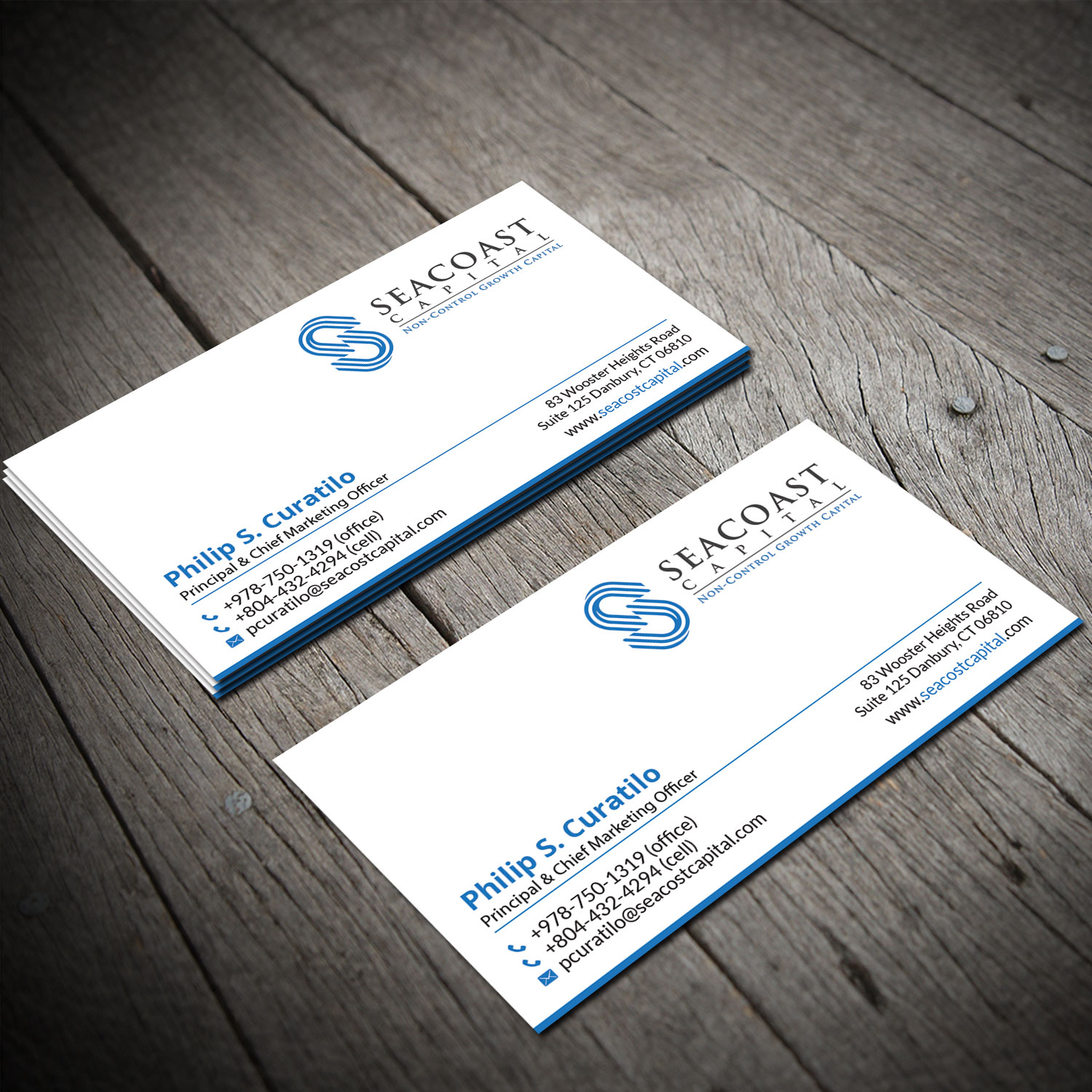 Business Card Design by Sujan4art for Seacoast Capital | Design #21312849