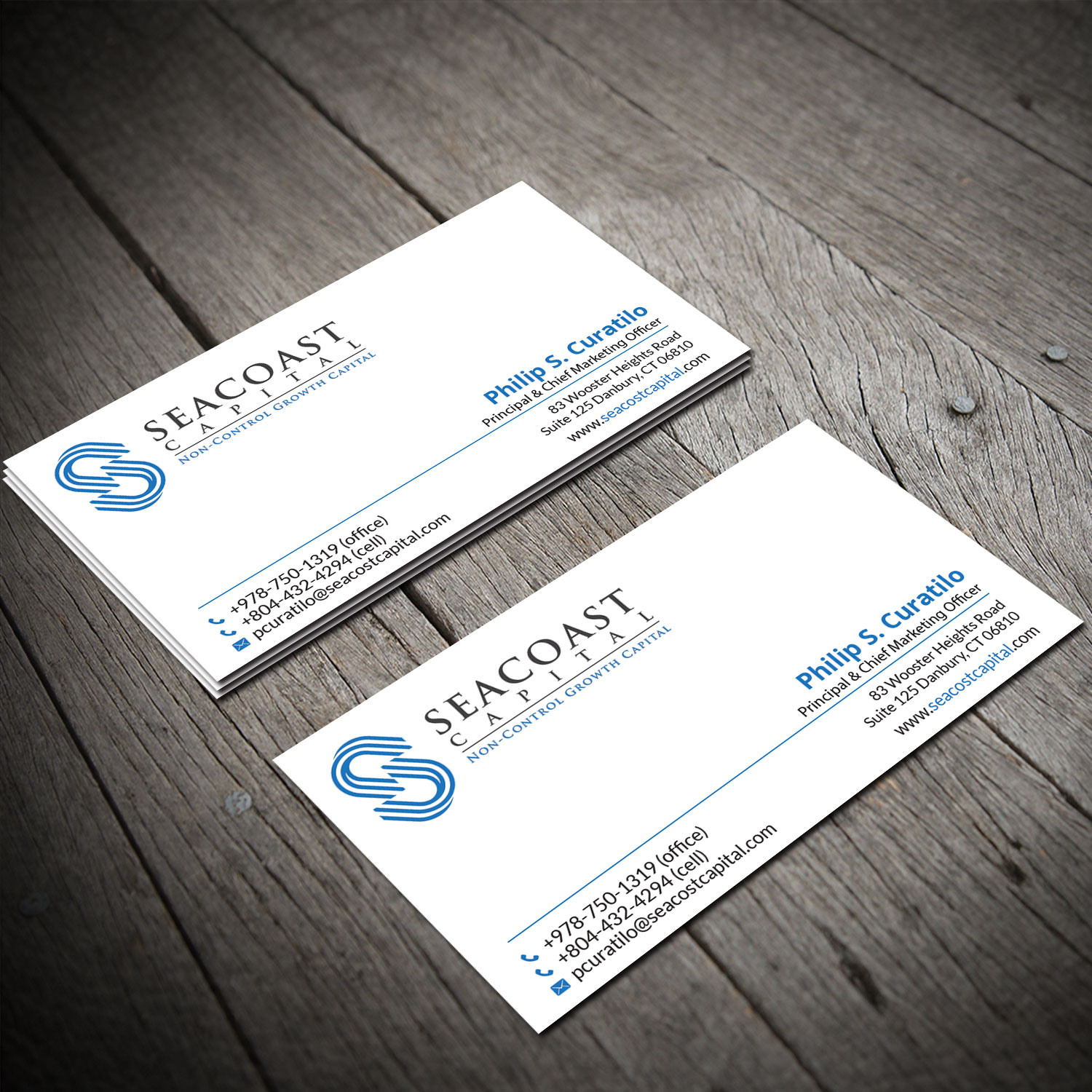 Business Card Design by Sujan4art for Seacoast Capital | Design #21312851