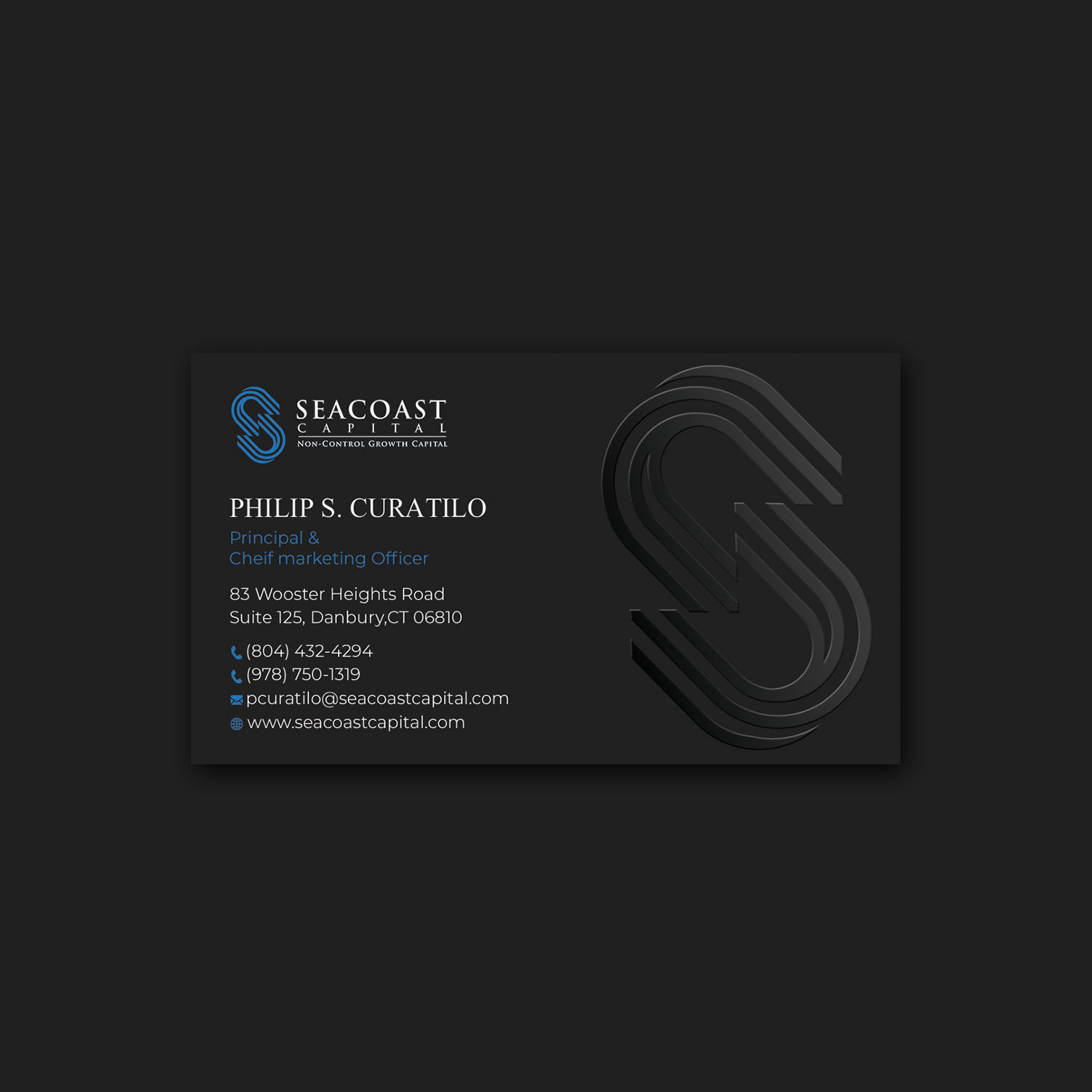 Business Card Design by Srabon55014 for Seacoast Capital | Design #21283581