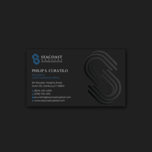 Business Card Design by Srabon55014 for Seacoast Capital | Design: #21283581