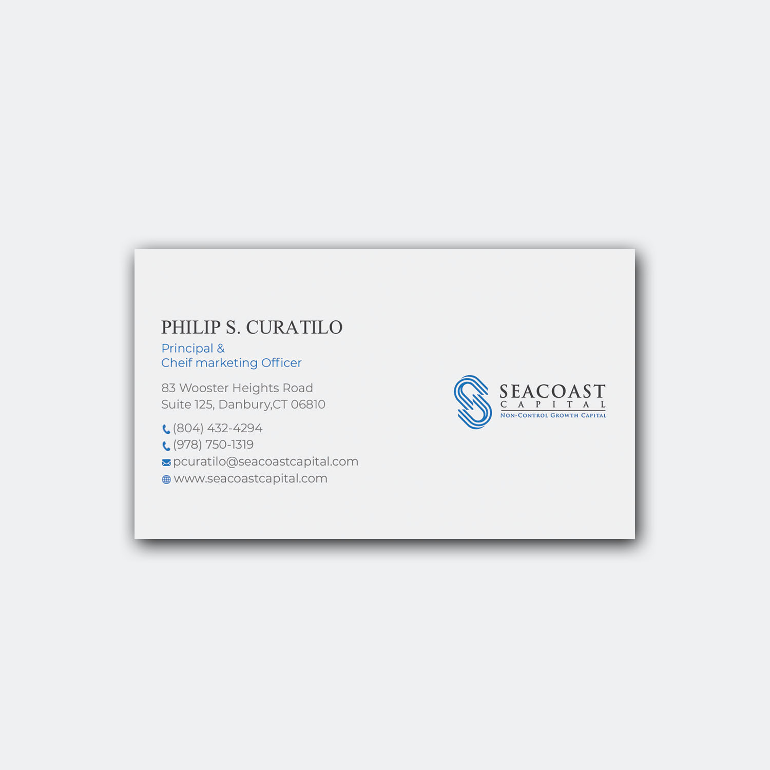 Business Card Design by Srabon55014 for Seacoast Capital | Design #21287746