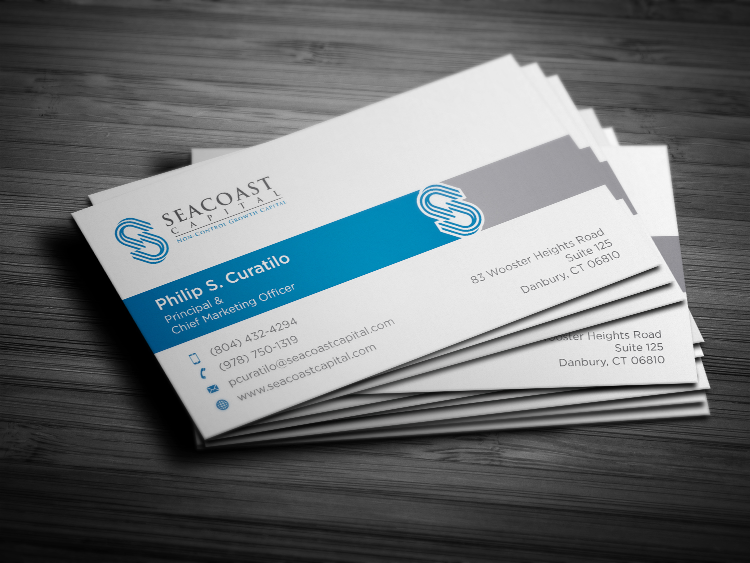 Business Card Design by haru_ichiban for Seacoast Capital | Design #21314083