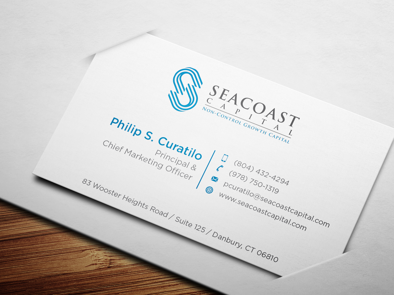Business Card Design by haru_ichiban for Seacoast Capital | Design #21314086