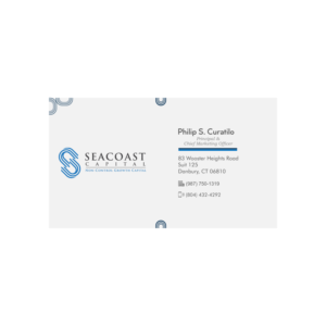 Visitenkarten-Design von Alif Qadhar für Seacoast Capital | Design #21269756