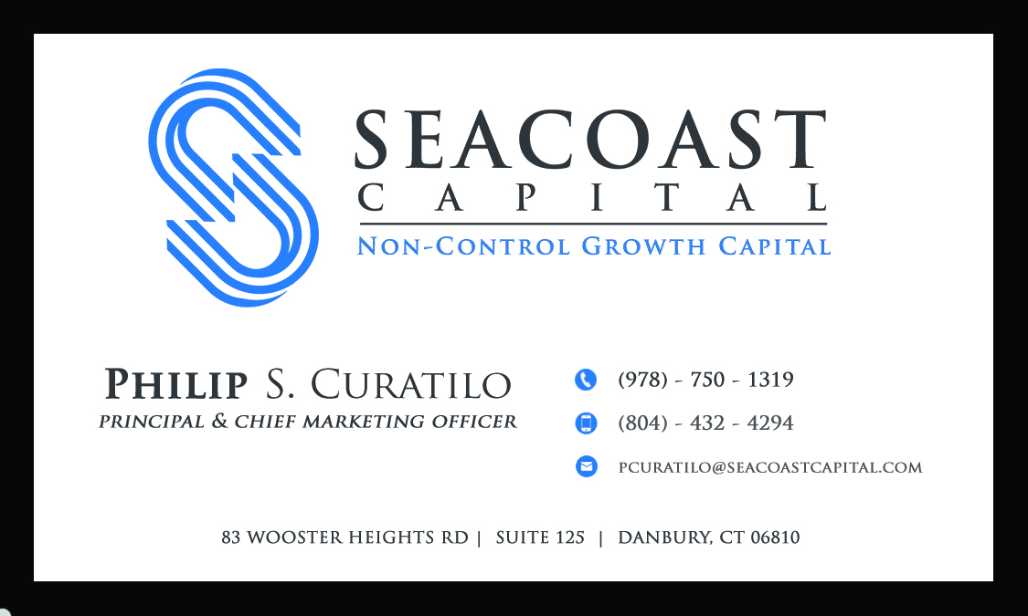 Business Card Design by Fn+Ctrl for Seacoast Capital | Design #21314826