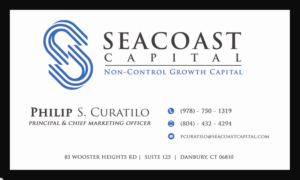 Business Card Design by Fn+Ctrl for Seacoast Capital | Design: #21314826