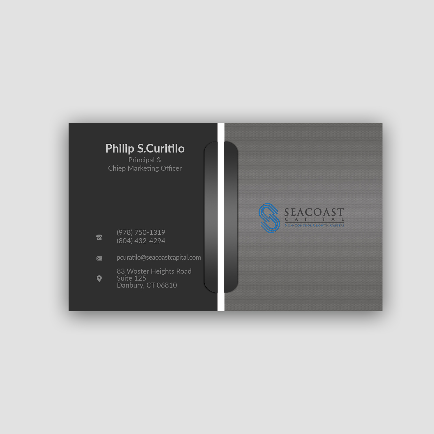 Business Card Design by Atiq 2 for Seacoast Capital | Design #21313756