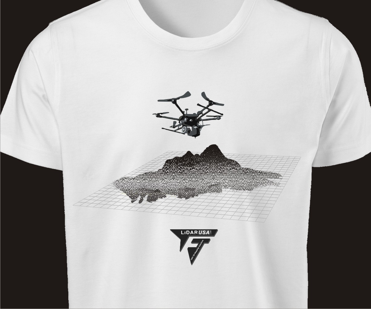 T-shirt Design by SUNEEEEEL for Fagerman Technologies Inc. LiDAR USA | Design #21308696