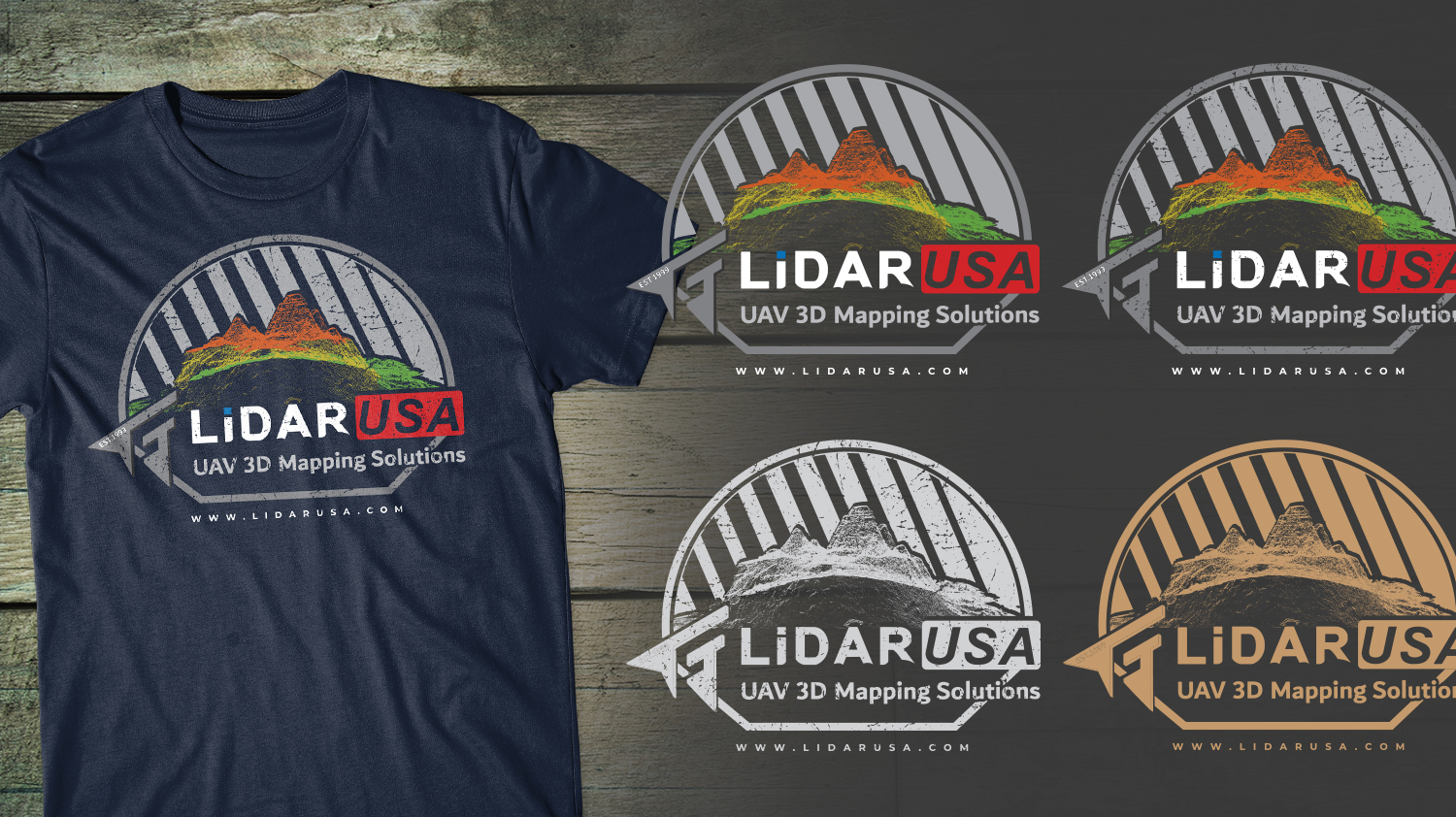 T-shirt Design by db1404 for Fagerman Technologies Inc. LiDAR USA | Design: #21263597