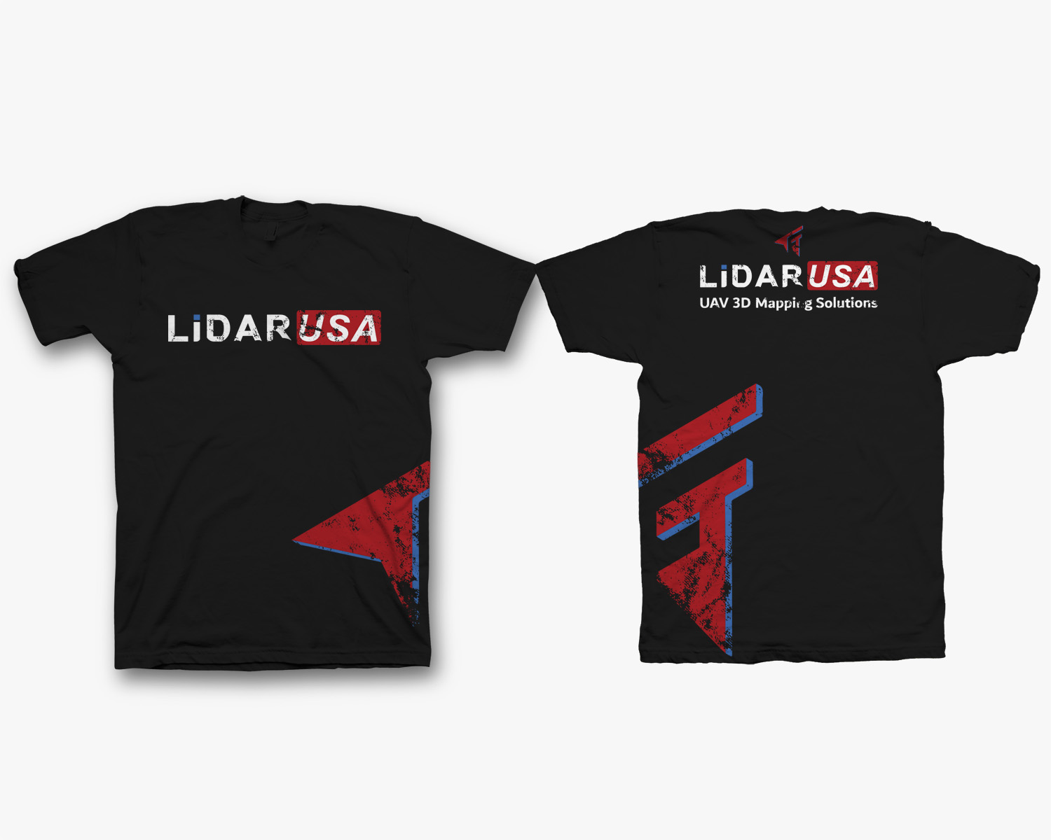 T-shirt Design by saka.aleksandar for Fagerman Technologies Inc. LiDAR USA | Design #21279248
