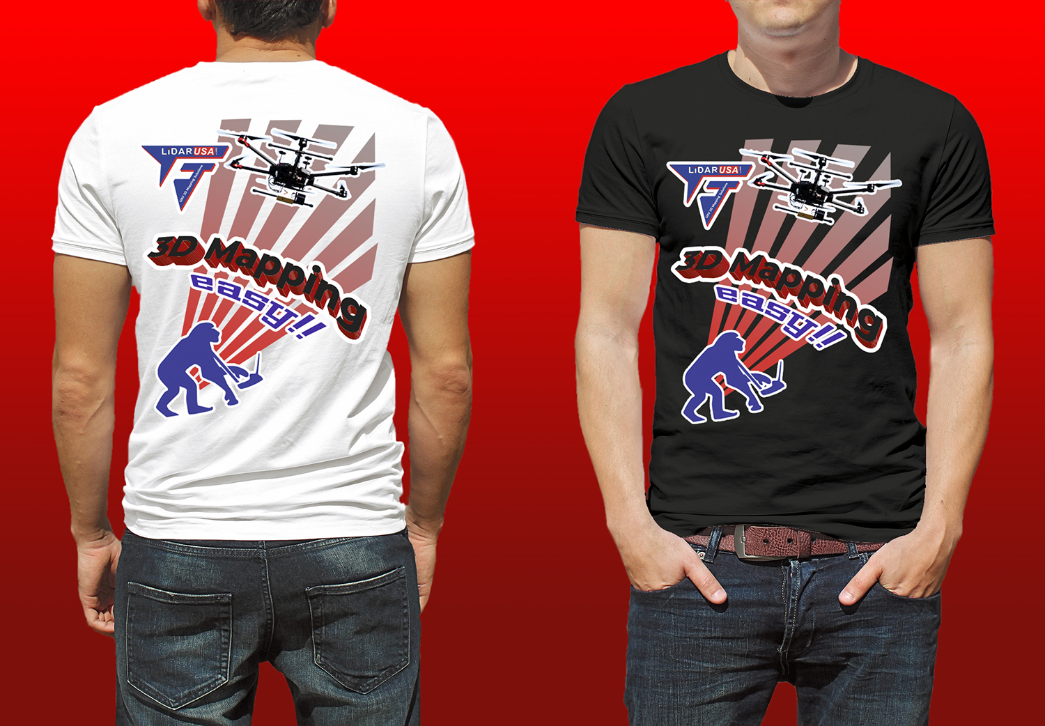 T-shirt Design by Al Pech for Fagerman Technologies Inc. LiDAR USA | Design #21305867