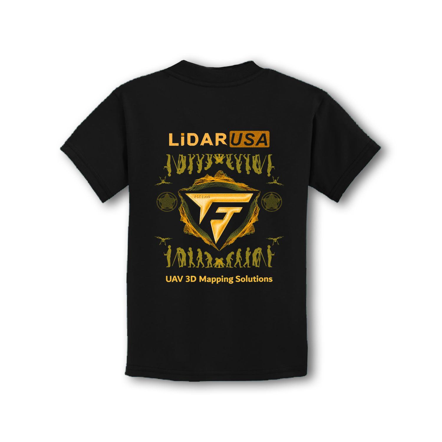 T-shirt Design by YopSArtdesign1972 for Fagerman Technologies Inc. LiDAR USA | Design #21312859