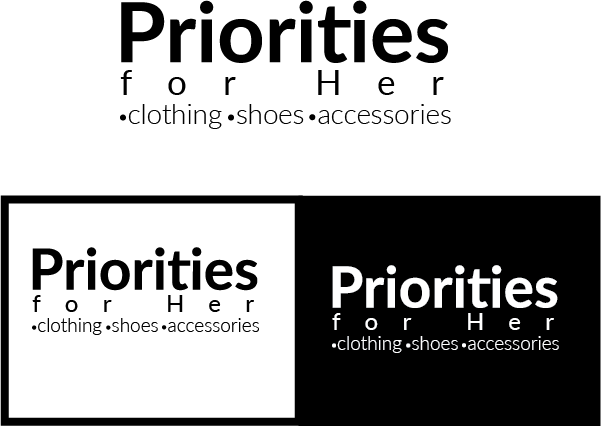 Logo Design by MamunHossain30 for Priorities for Her | Design #21380901