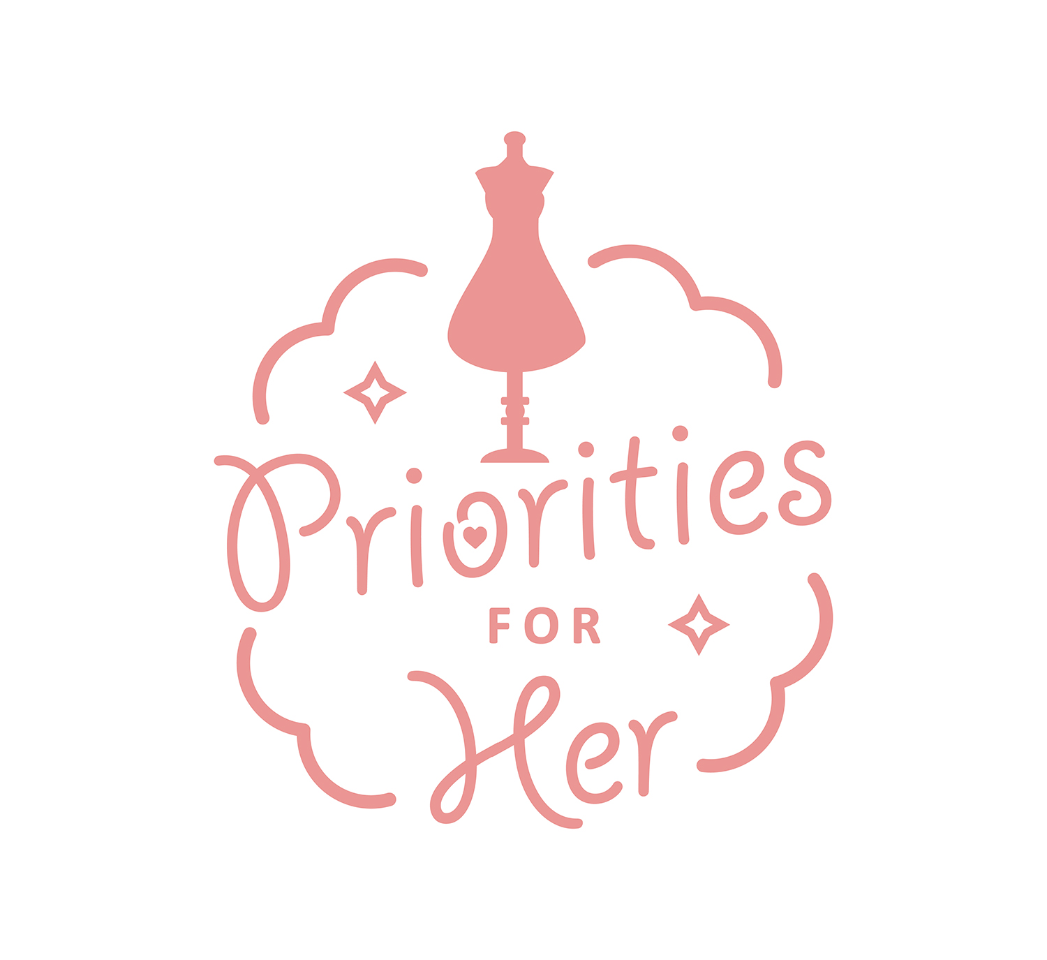 Logo Design by jiayunn.t for Priorities for Her | Design #21297828