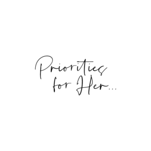 Design de Logo par Soonia pour Priorities for Her | Design : #21312276
