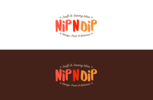 NIP N DIP Swift and Savory Bites  | Design de Logo par GLDesigns