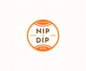 NIP N DIP Swift and Savory Bites  | Design de Logo par 91.kremena.petrova