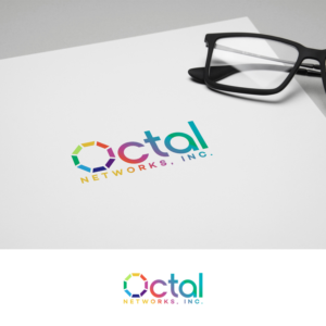The company name is: Octal Networks, Inc.  I have included an example logo from another company that caught our eye.  They have colored tick marks next to the company name, which uses a rainbow color set for the text. | Logo Design by ClearDesign