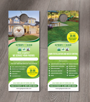 Neighbor of existing customer door hanger | Flyer Design by alex989