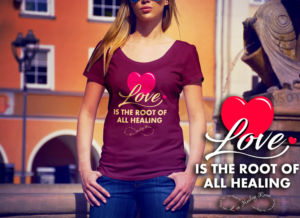 The Love Healing Room is a show that welcomes all to engage in positive healing topics of life di... | T-Shirt-Design von 99.degree