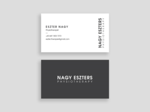 Nagy Eszters Physiotherapy Business Card Vienna | Business Card Design by Tripti Ranjan Gain