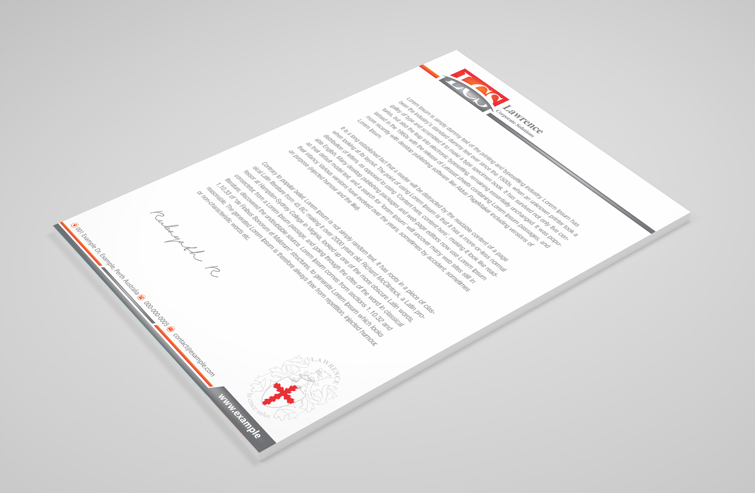 Stationery Design by Petter Goms for this project | Design #21268343