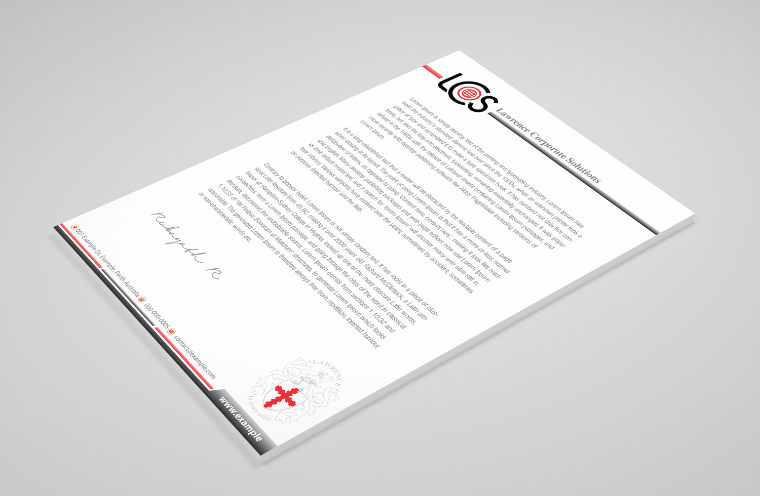 Stationery Design by Petter Goms for this project | Design #21268442