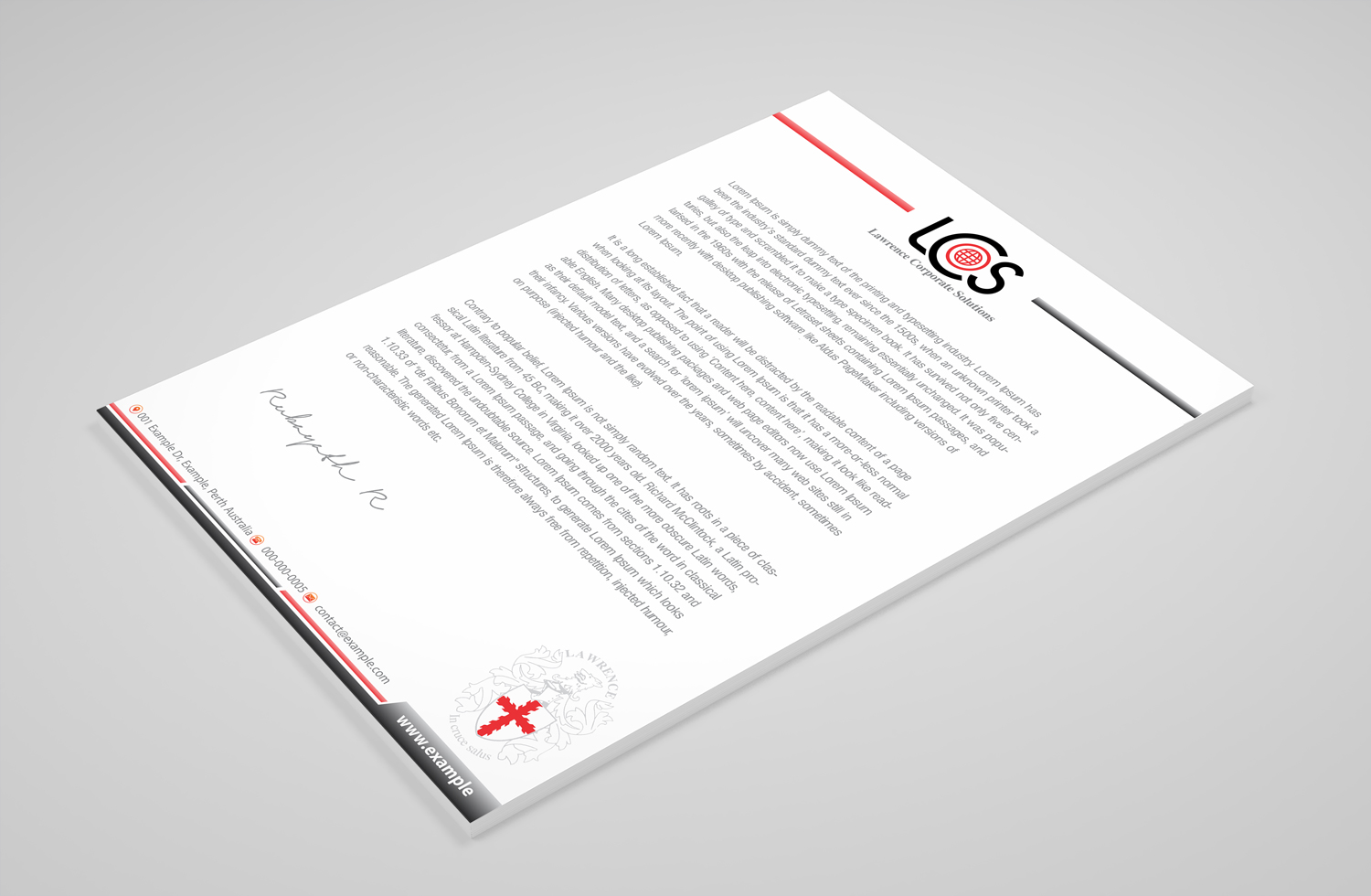 Stationery Design by Petter Goms for this project | Design #21268487