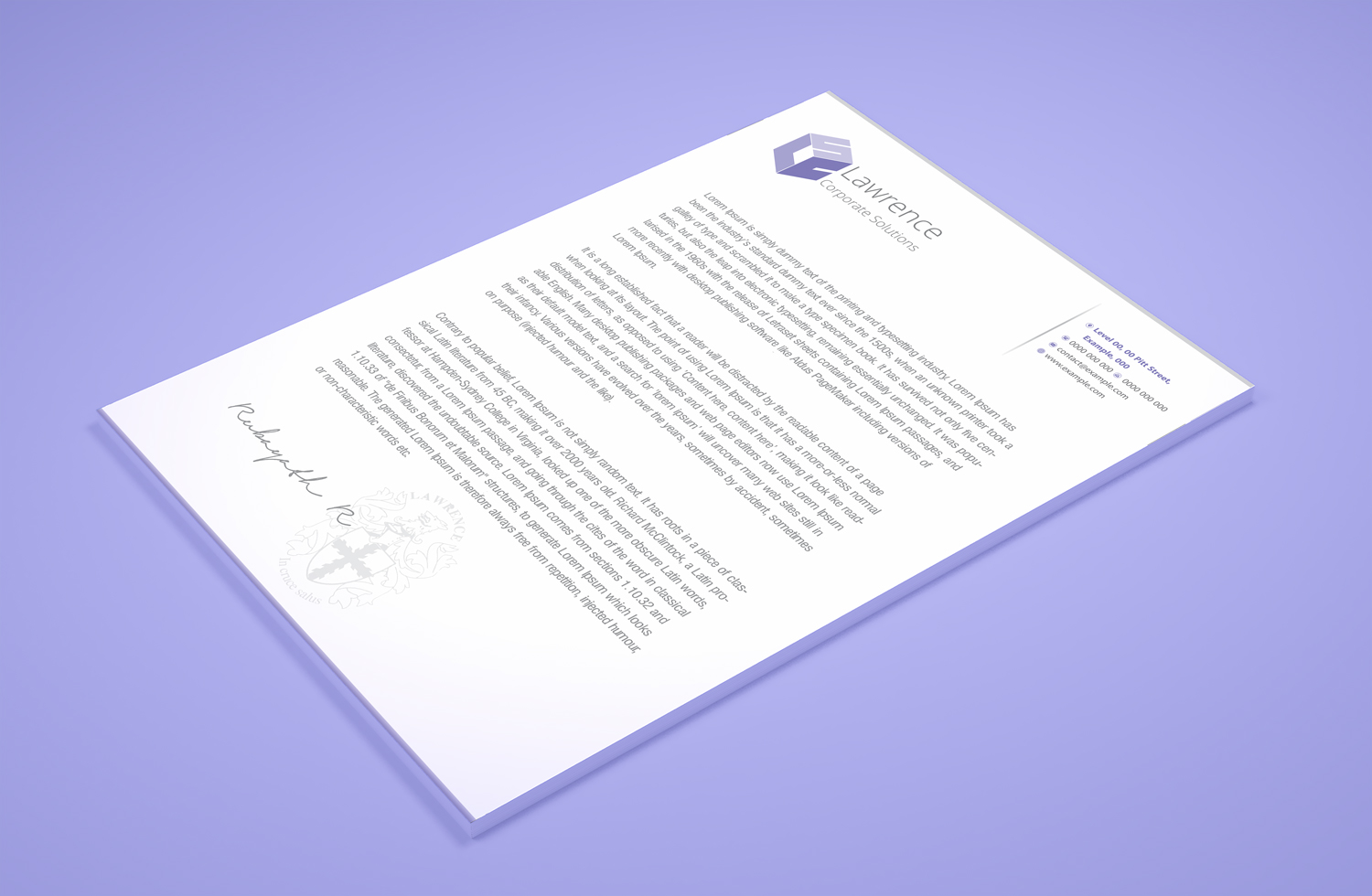 Stationery Design by Petter Goms for this project | Design #21280456