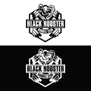 Black Rooster Barbell Club | Logo Design by prodesigns99