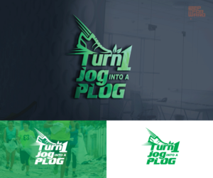 Turn 1 jog into a plog | Logo Design by step forward 2