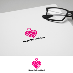 HeartBeforeMind or HeartB4Mind | Logo Design by ClearDesign
