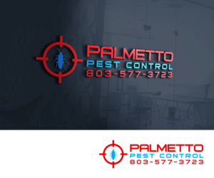 Palmetto Pest Control 803-577-3723 | Diseño de Logo por H-H Arts
