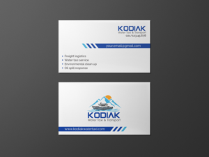 Kodiak Water Taxi and Transport | Visitenkarten-Design von Barney Stinson