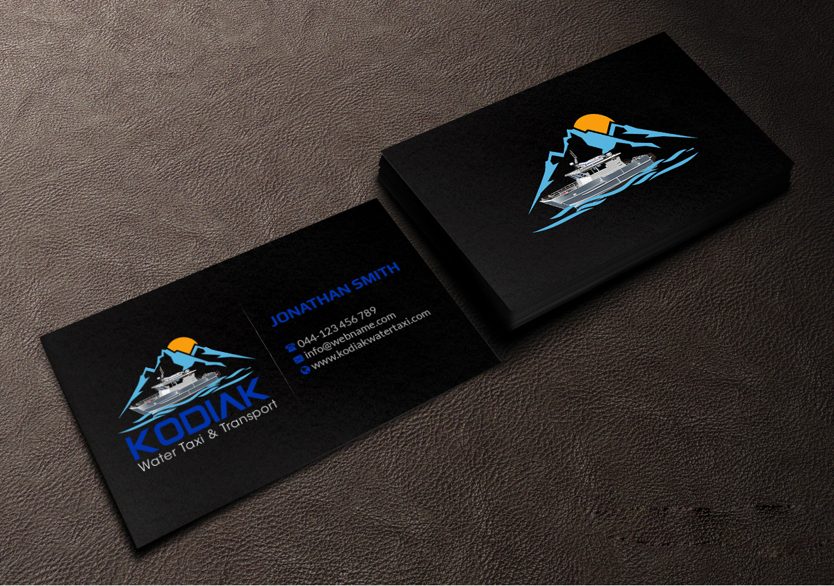 Diseño de Tarjeta de Presentación por Creations Box 2015 para Kodiak Water Taxi and Transport | Diseño #21270805