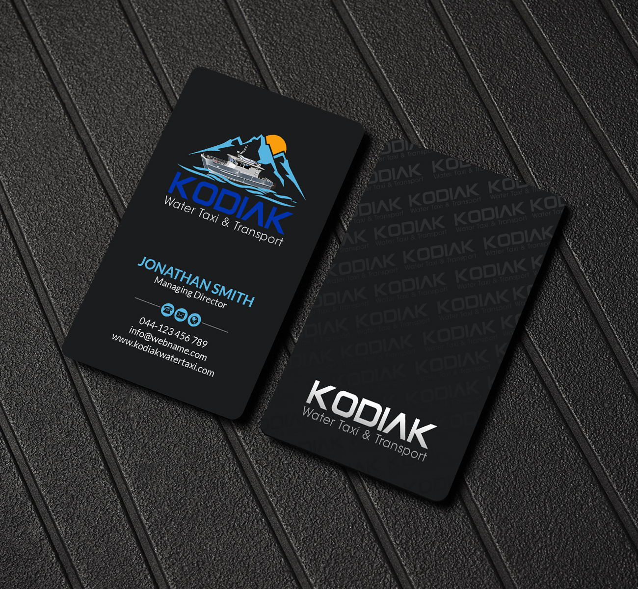 Diseño de Tarjeta de Presentación por Creations Box 2015 para Kodiak Water Taxi and Transport | Diseño #21273296