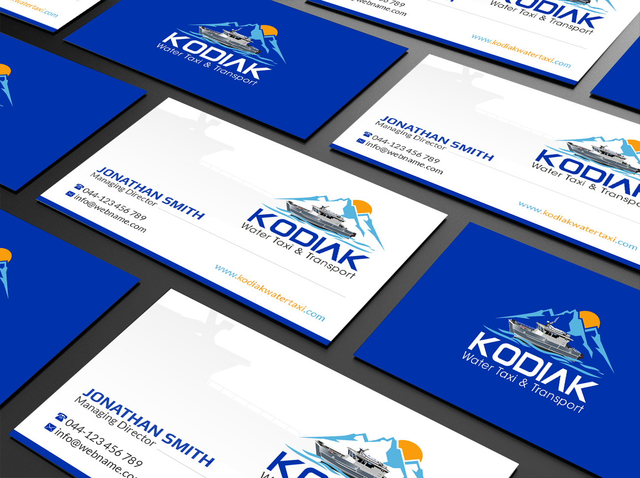 Diseño de Tarjeta de Presentación por Creations Box 2015 para Kodiak Water Taxi and Transport | Diseño #21273302