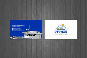Business Card Design by Creations Box 2015 for Kodiak Water Taxi and Transport | Design: #21273303