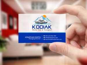 Business Card Design by Creations Box 2015 for Kodiak Water Taxi and Transport | Design: #21273308