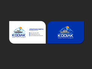Business Card Design by Creations Box 2015 for Kodiak Water Taxi and Transport | Design: #21273315
