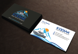 Design de Carte de Visite par Pictorial pour Kodiak Water Taxi and Transport | Design #21295192