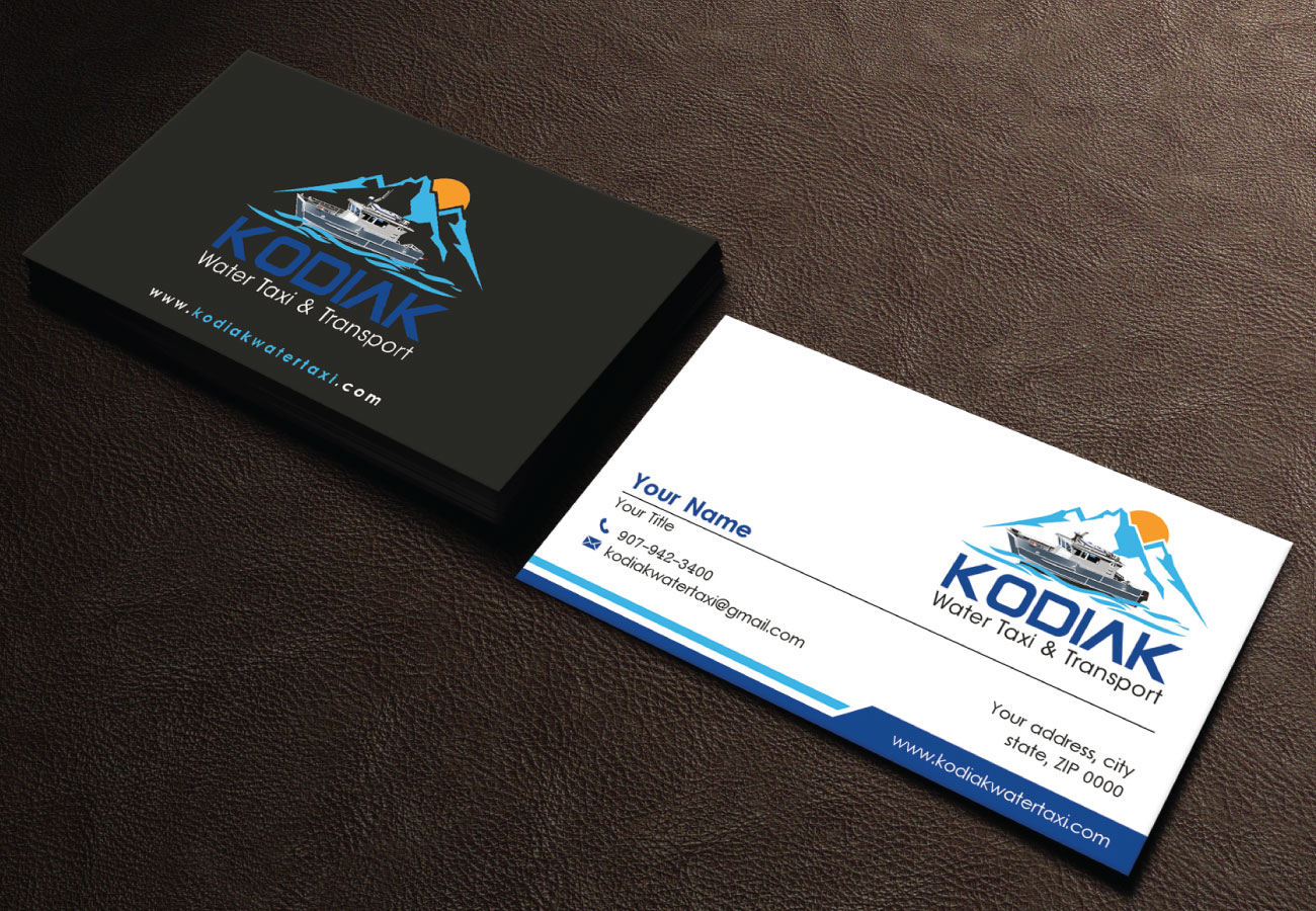 Design de Carte de Visite par LAXMI DESIGNHUB pour Kodiak Water Taxi and Transport | Design #21295194