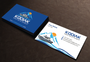 Business Card Design by LAXMI DESIGNHUB for Kodiak Water Taxi and Transport | Design: #21295198