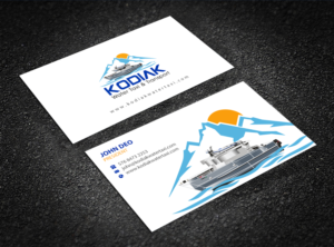 Business Card Design by Brand aid for Kodiak Water Taxi and Transport | Design: #21271135