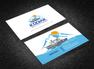 Business Card Design by Brand aid for Kodiak Water Taxi and Transport | Design: #21271136