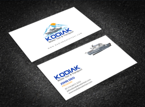 Business Card Design by Brand aid for Kodiak Water Taxi and Transport | Design: #21271148
