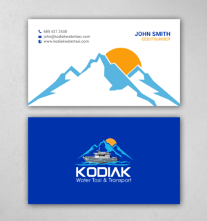 Design de Carte de Visite par chandrayaan.creative pour Kodiak Water Taxi and Transport | Design #21271045