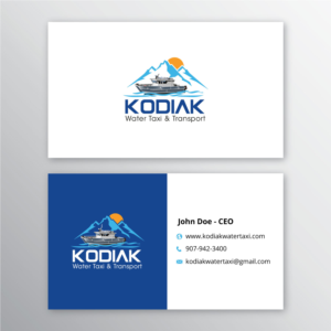 Business Card Design by naynachauhan06 for Kodiak Water Taxi and Transport | Design: #21296341